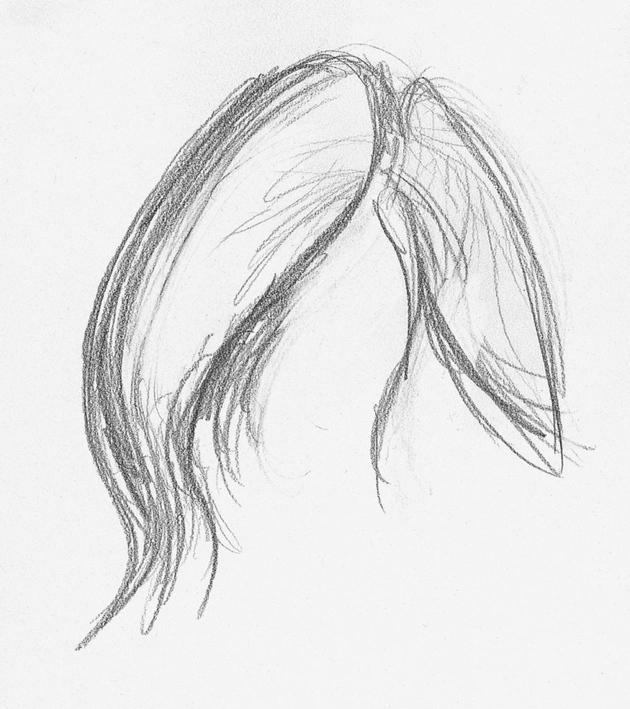 Long Hair Drawing Best