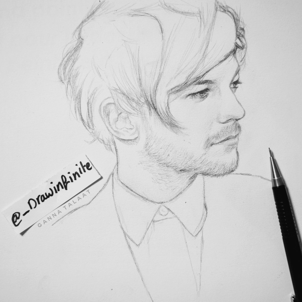 Louis Tomlinson Drawing Picture