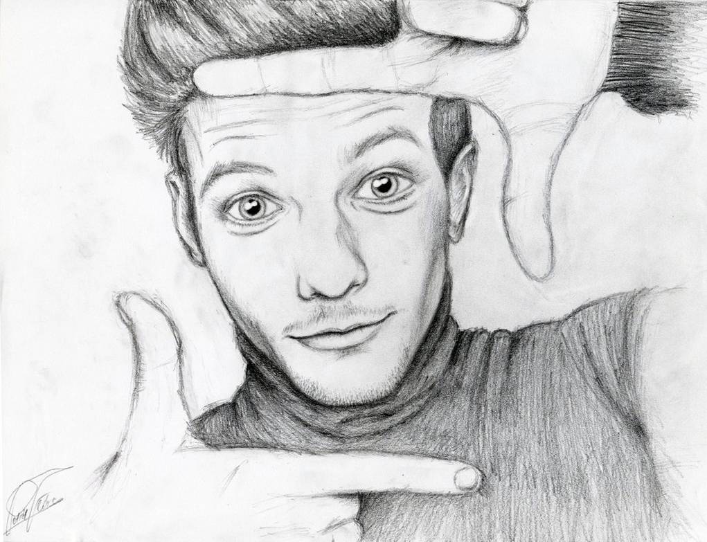 Louis Tomlinson Drawing Realistic