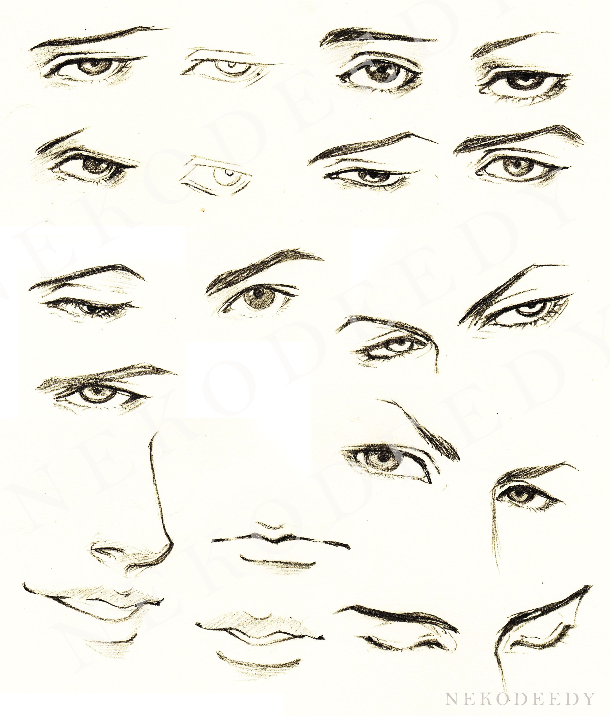Male Eyes Drawing Pics - Drawing Skill