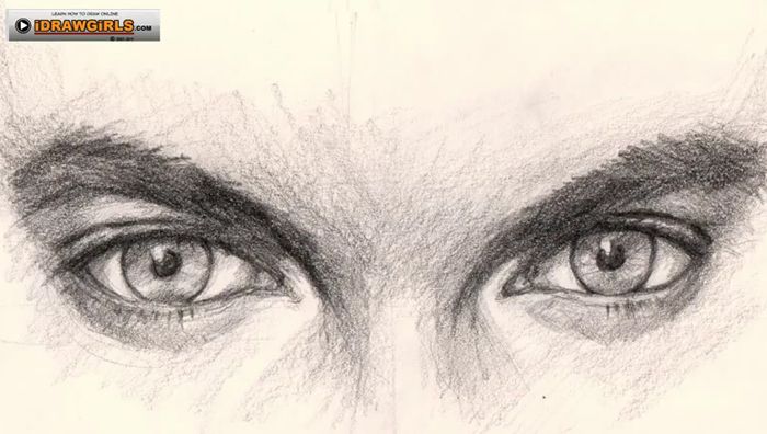Male Eyes Drawing Picture