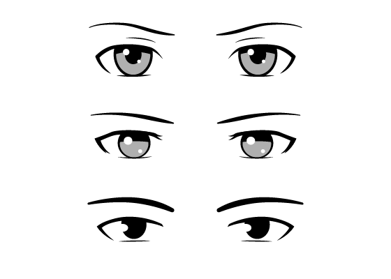 Male Eyes Drawing