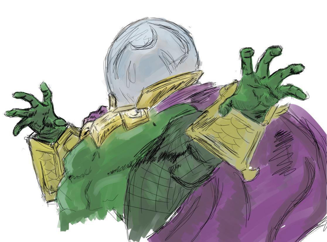 Marvel Mysterio Drawing Pic
