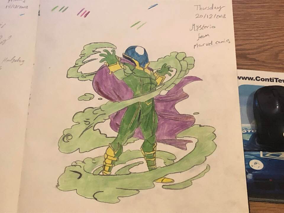 Marvel Mysterio Drawing Sketch