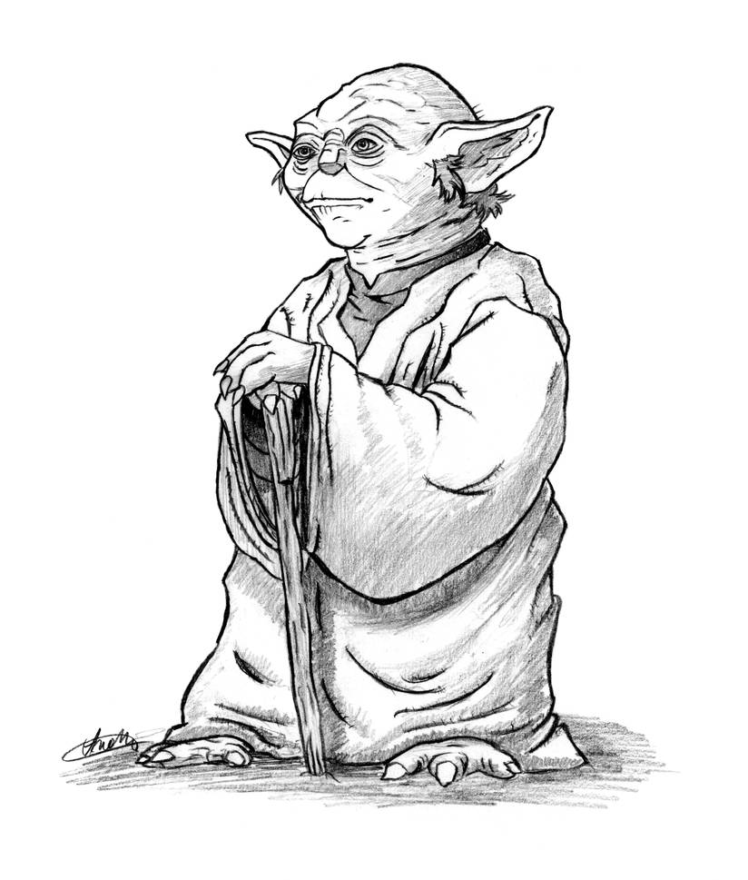 Master Yoda Drawing Pic