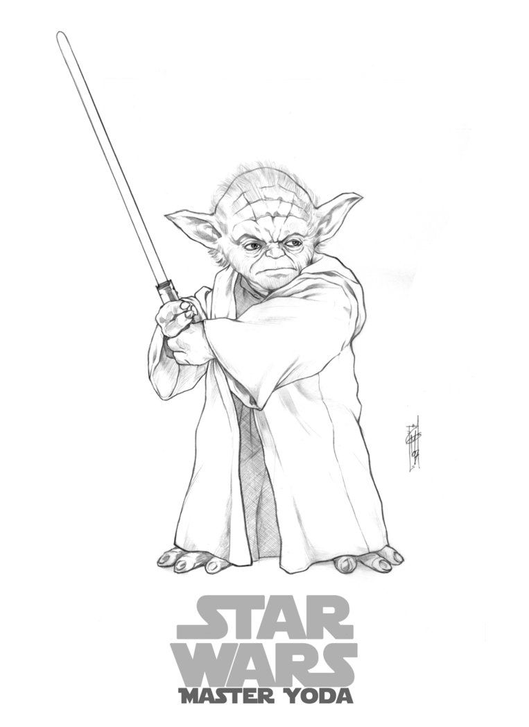 Master Yoda Drawing Pics