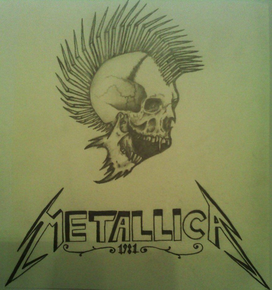 Metallica Drawing Realistic