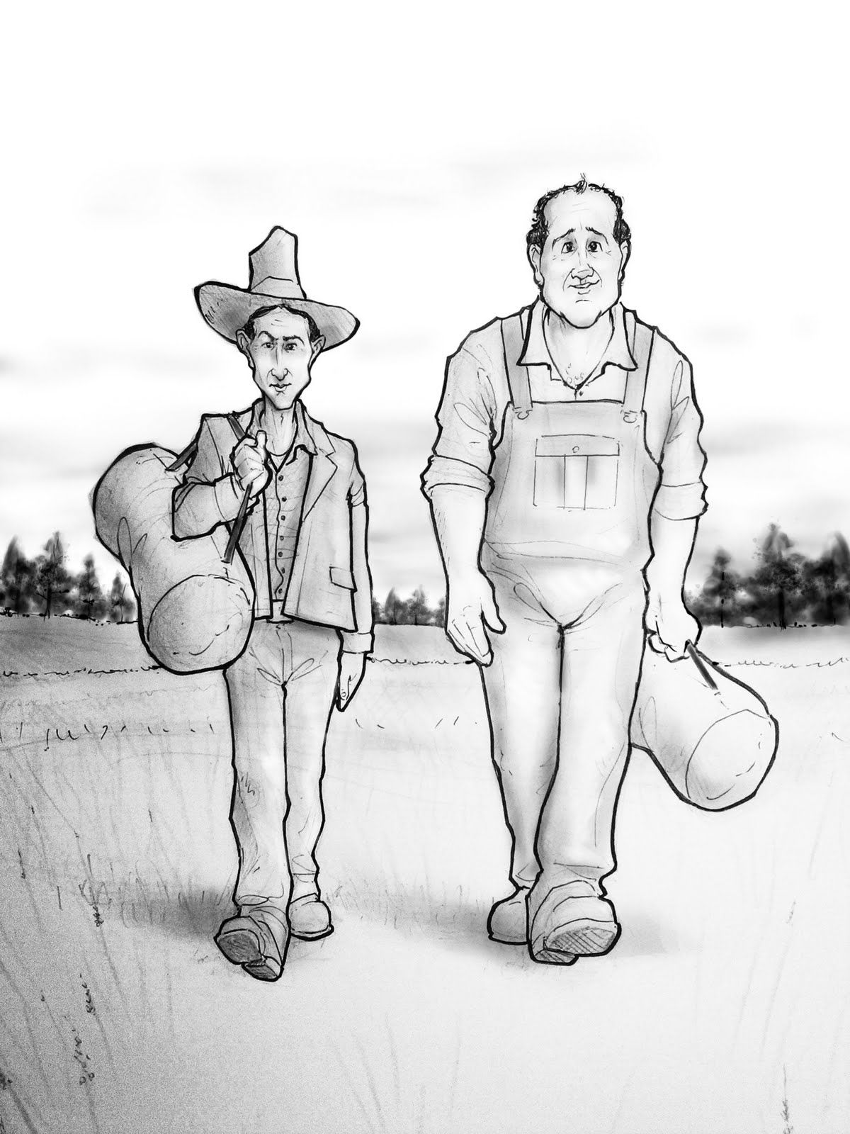 Mice And Men Drawing Photo