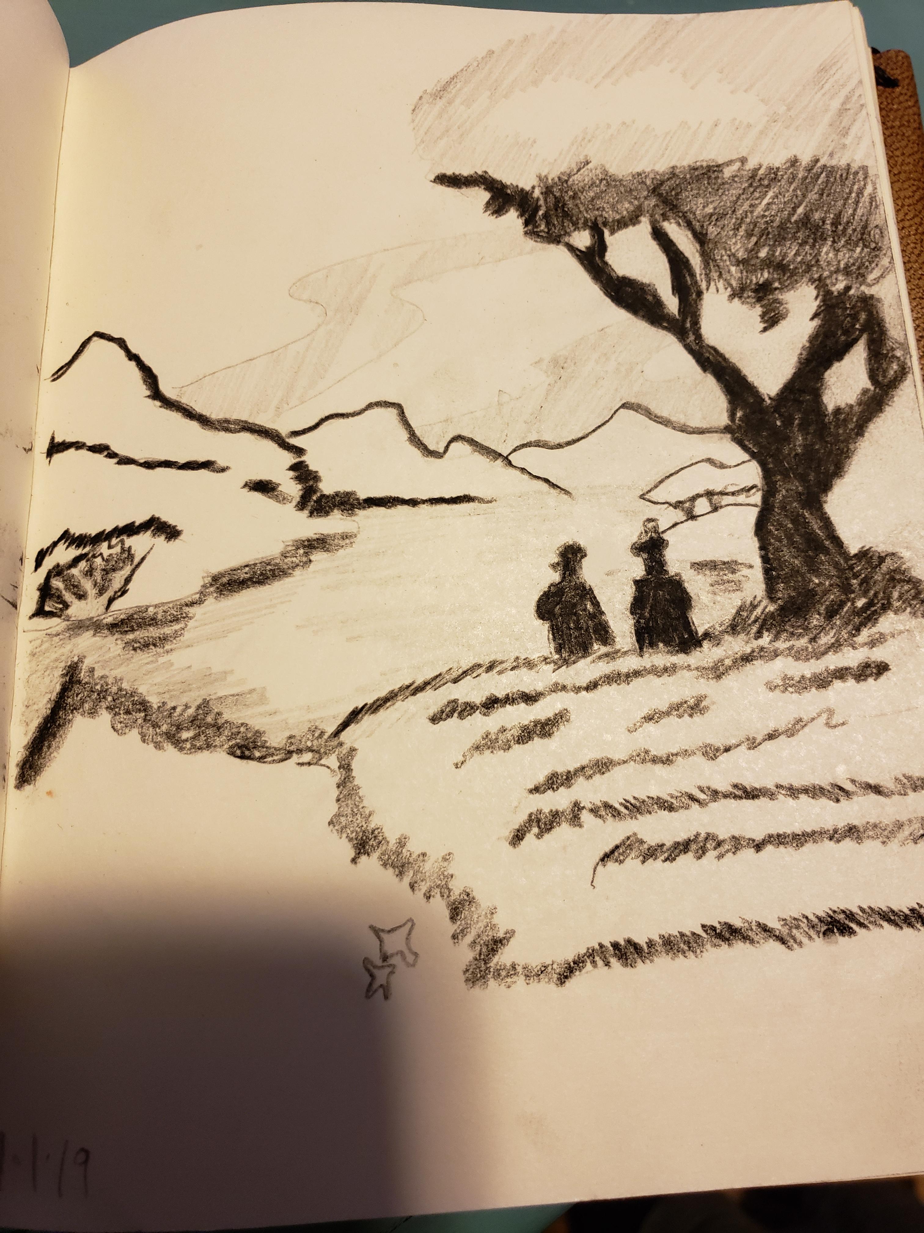 Mice And Men Drawing Sketch