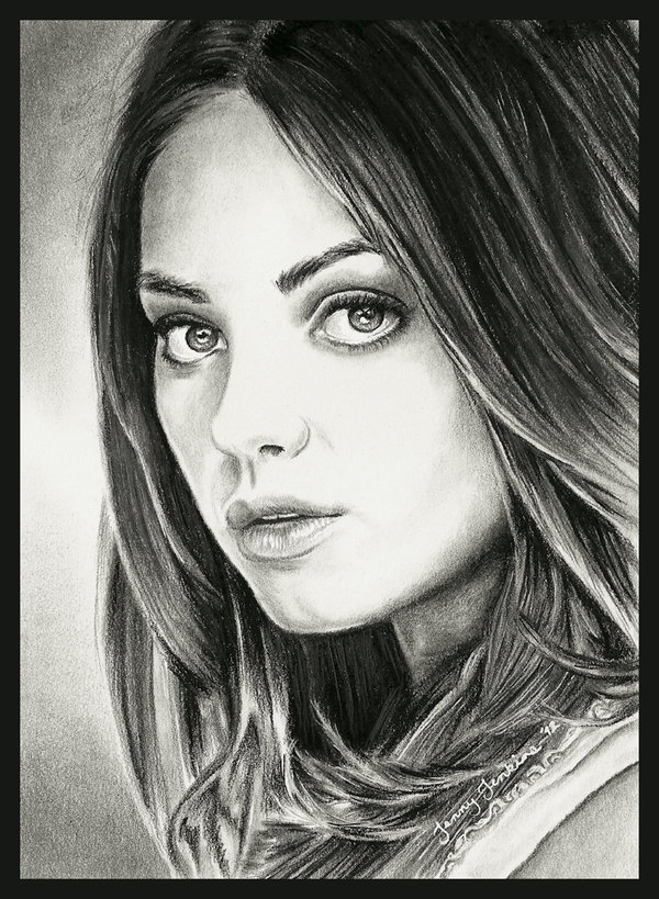 Mila Kunis Art Drawing