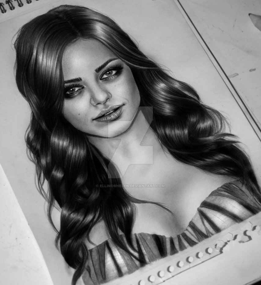 Mila Kunis Drawing Amazing