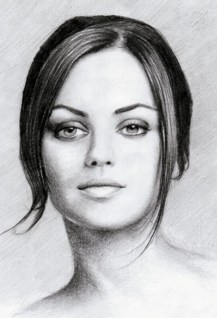 Mila Kunis Drawing Photo