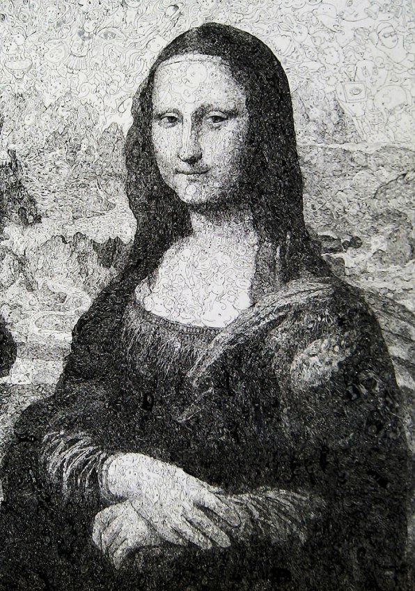 Black And White Mona Lisa png images | PNGWing