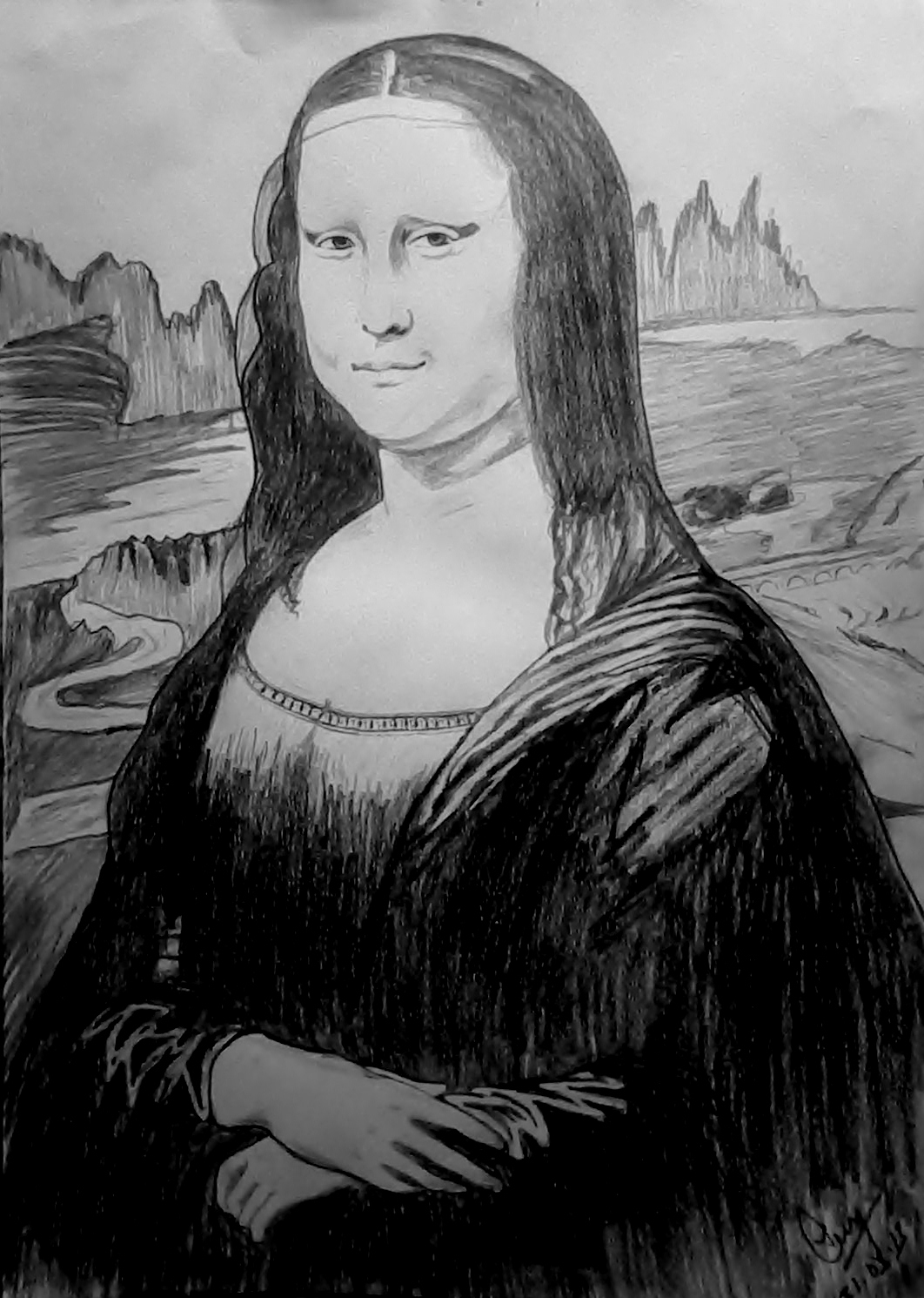 Mona Lisa Drawing