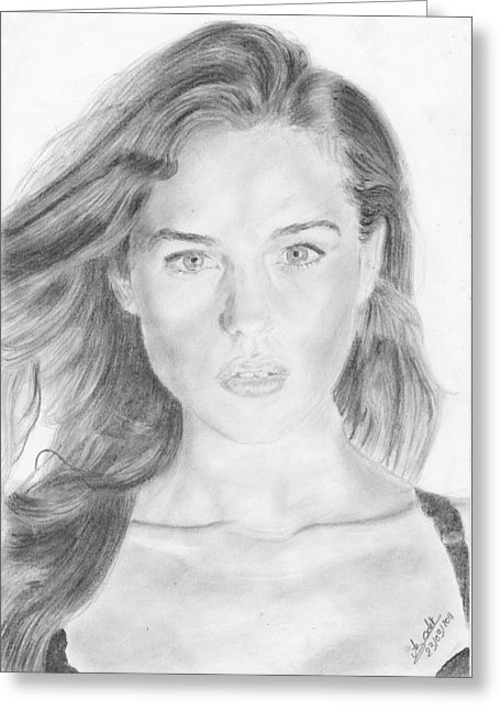 Monica Bellucci Drawing Beautiful Art