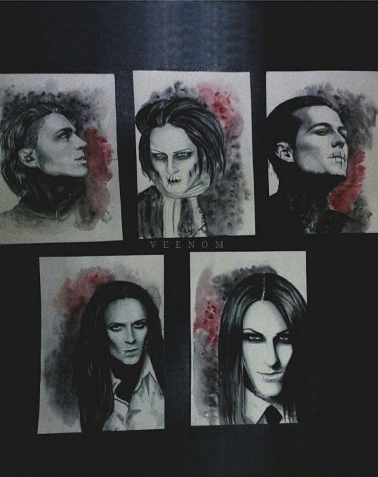 Motionless In White Art Drawing