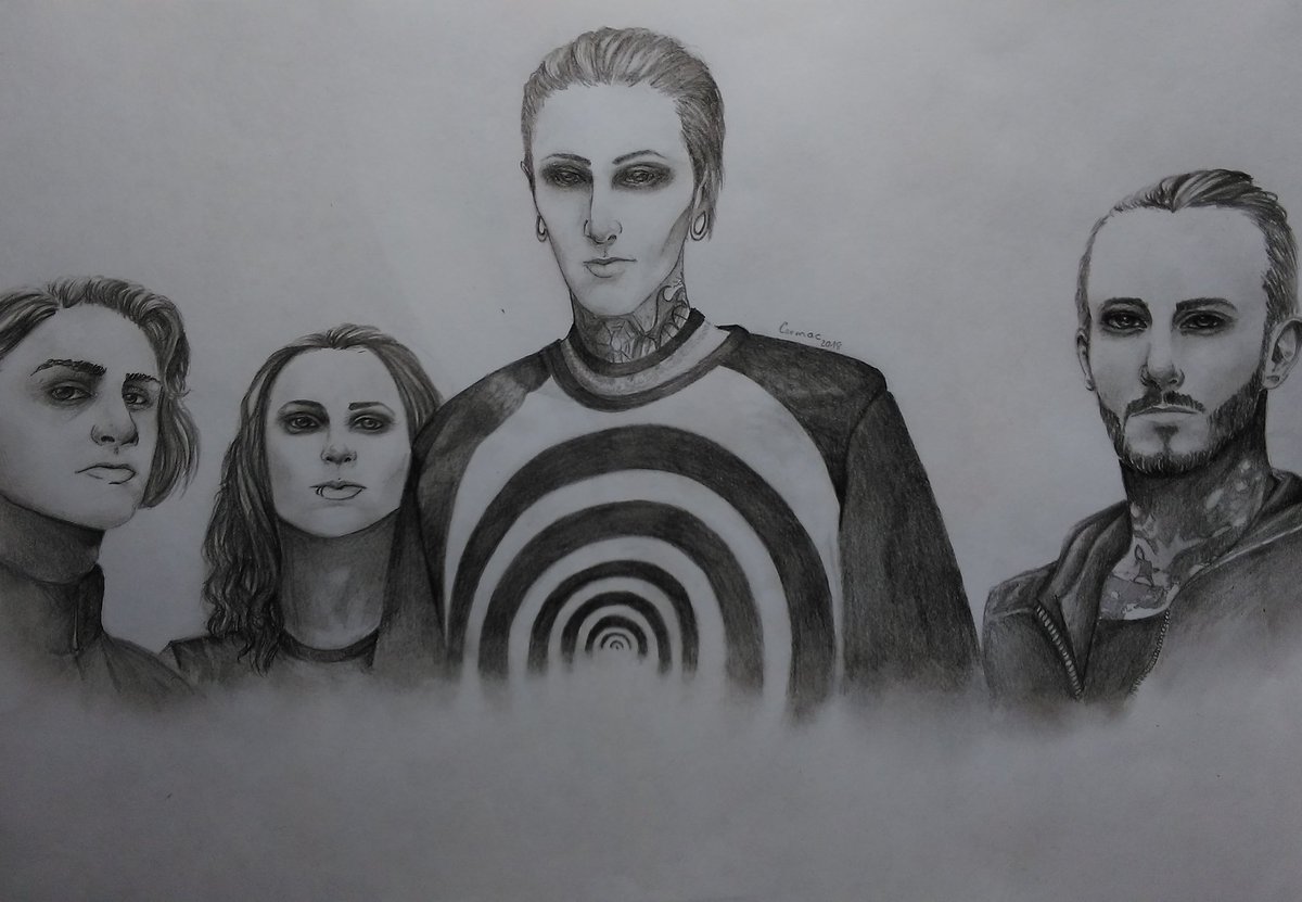 Motionless In White Drawing Pic