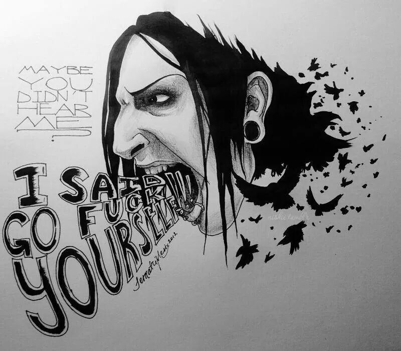 Motionless In White Drawing Picture