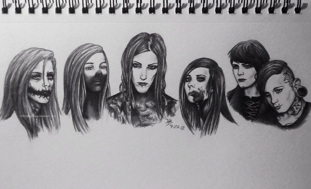 Motionless In White Drawing