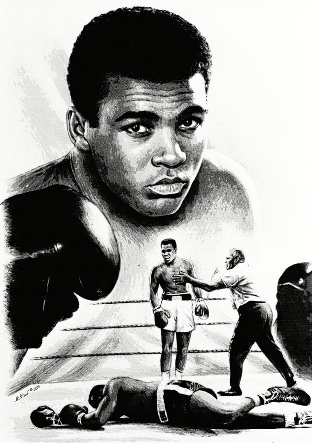 Muhammad Ali Art Drawing