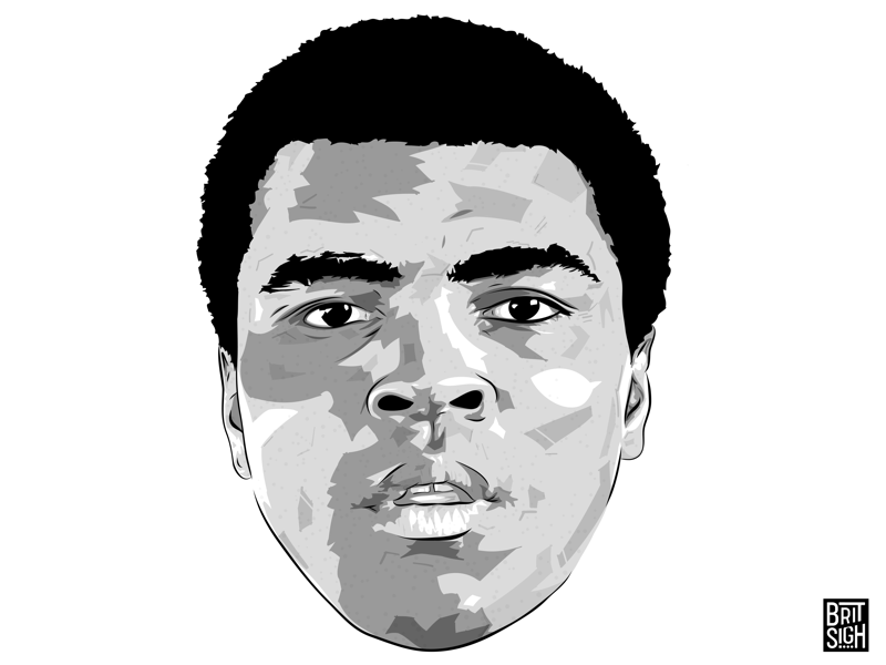 Muhammad Ali Drawing Art