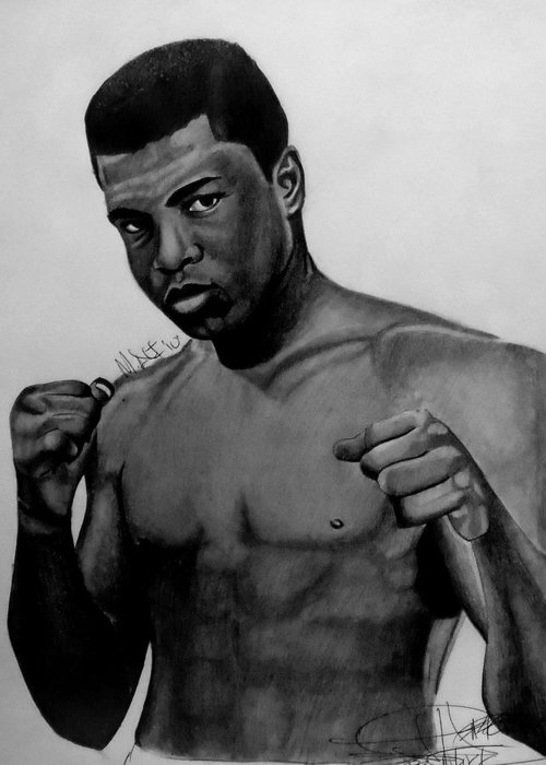 Muhammad Ali Drawing High-Quality