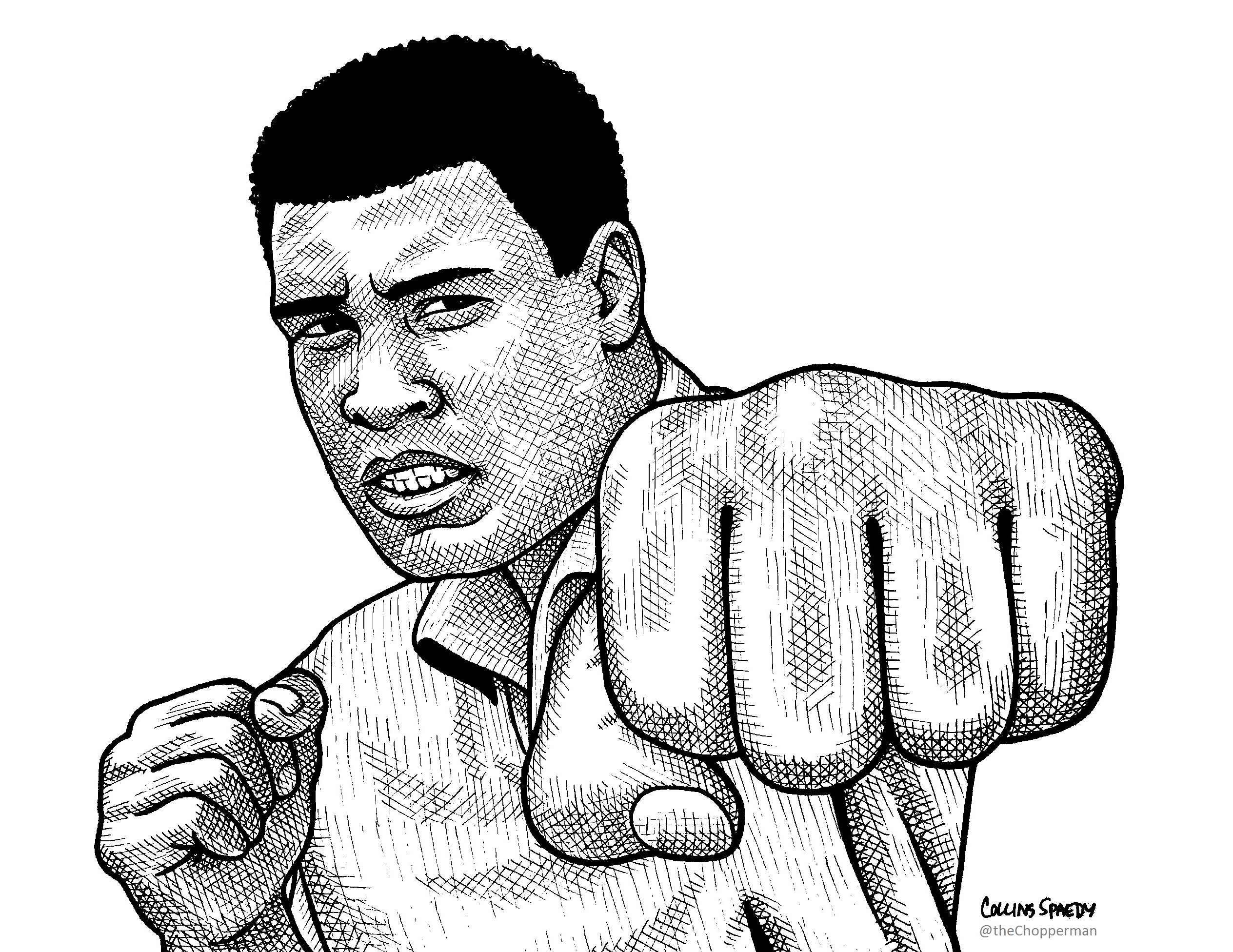 Muhammad Ali Drawing Pictures