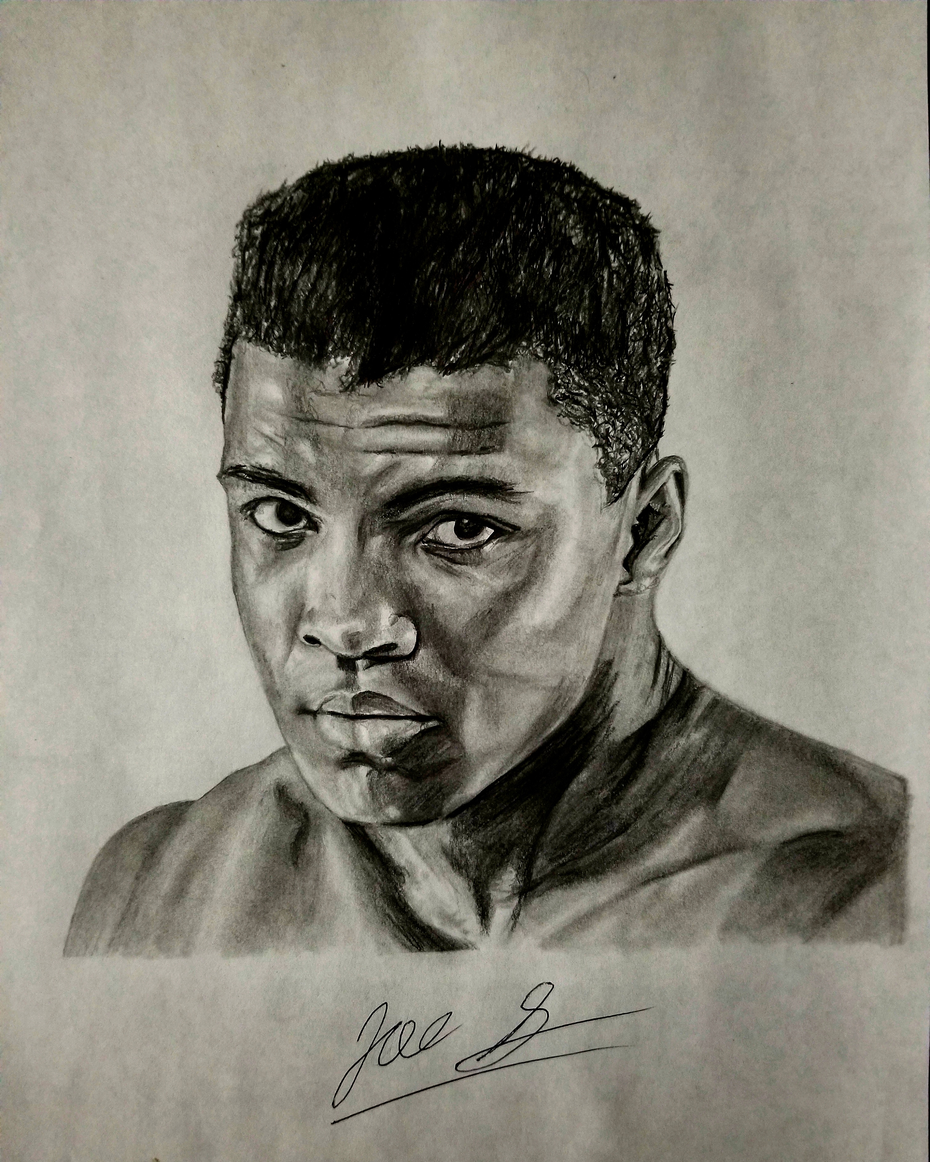 Muhammad Ali Drawing Realistic
