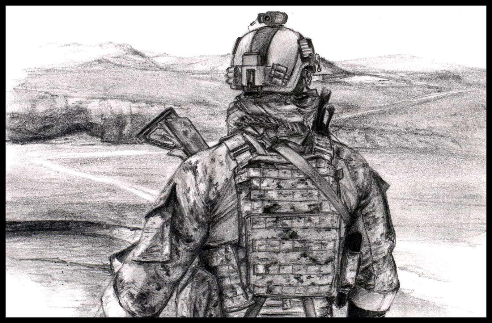 Navy Seal Drawing Images