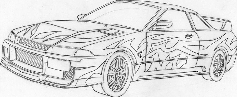 Nissan Drawing Best