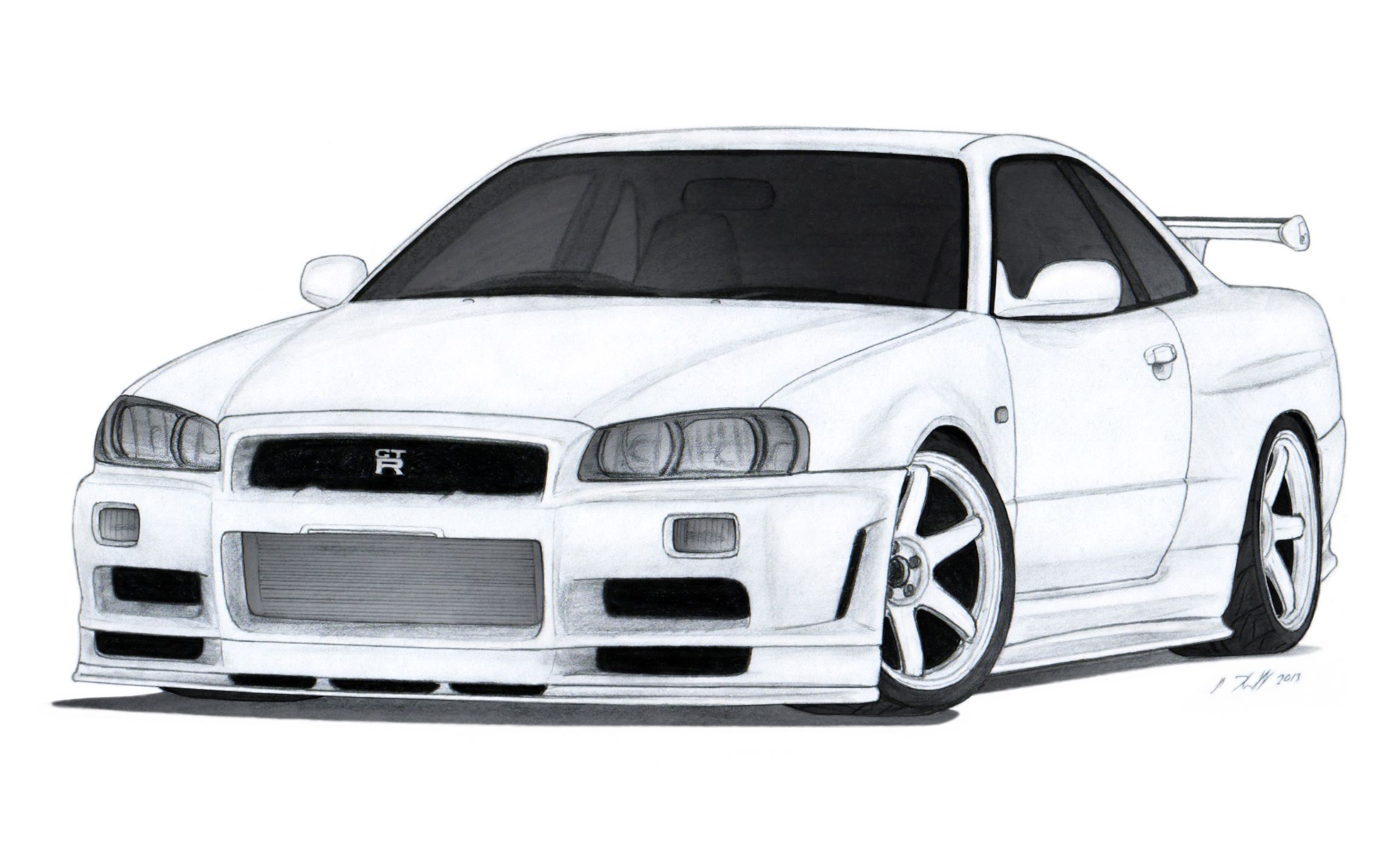 Nissan Drawing Pic