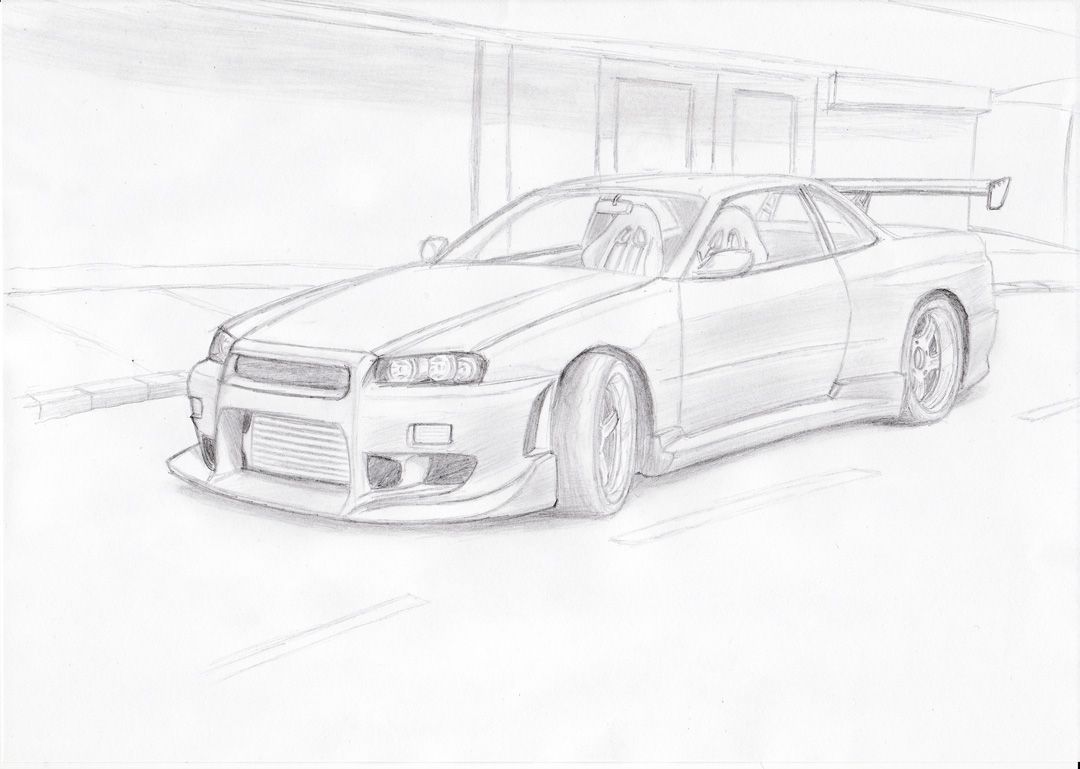Nissan Drawing Picture