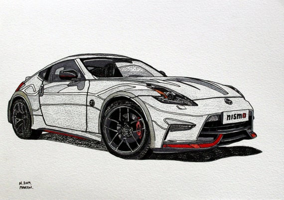 Nissan Drawing Realistic