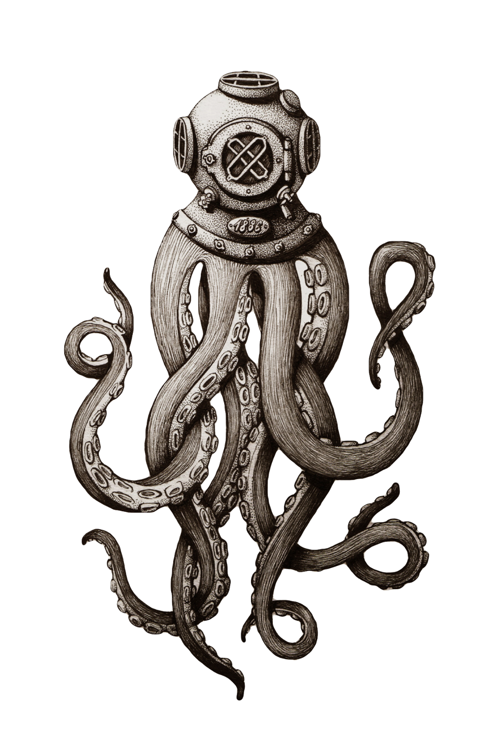 Octopus Tentacles Drawing Best