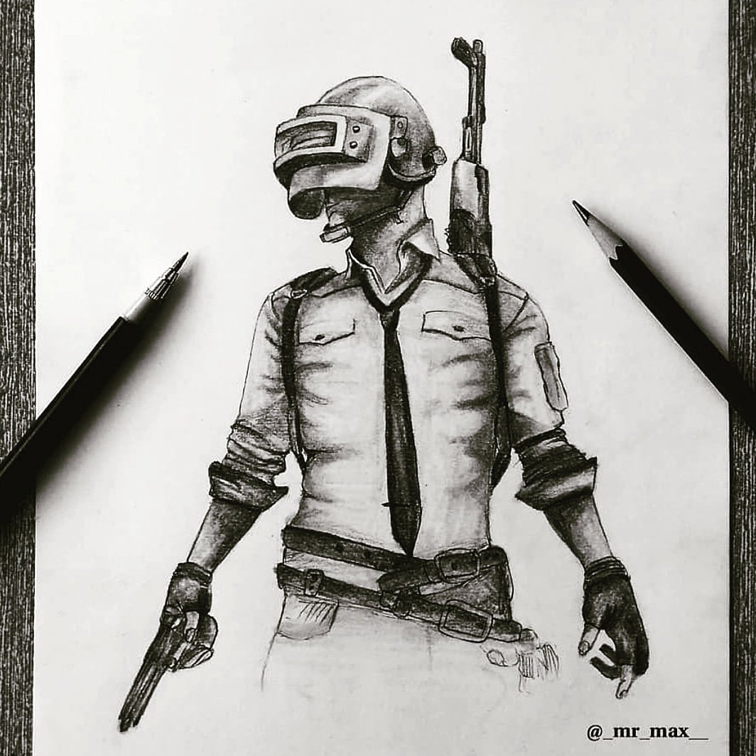 PUBG Drawing High-Quality