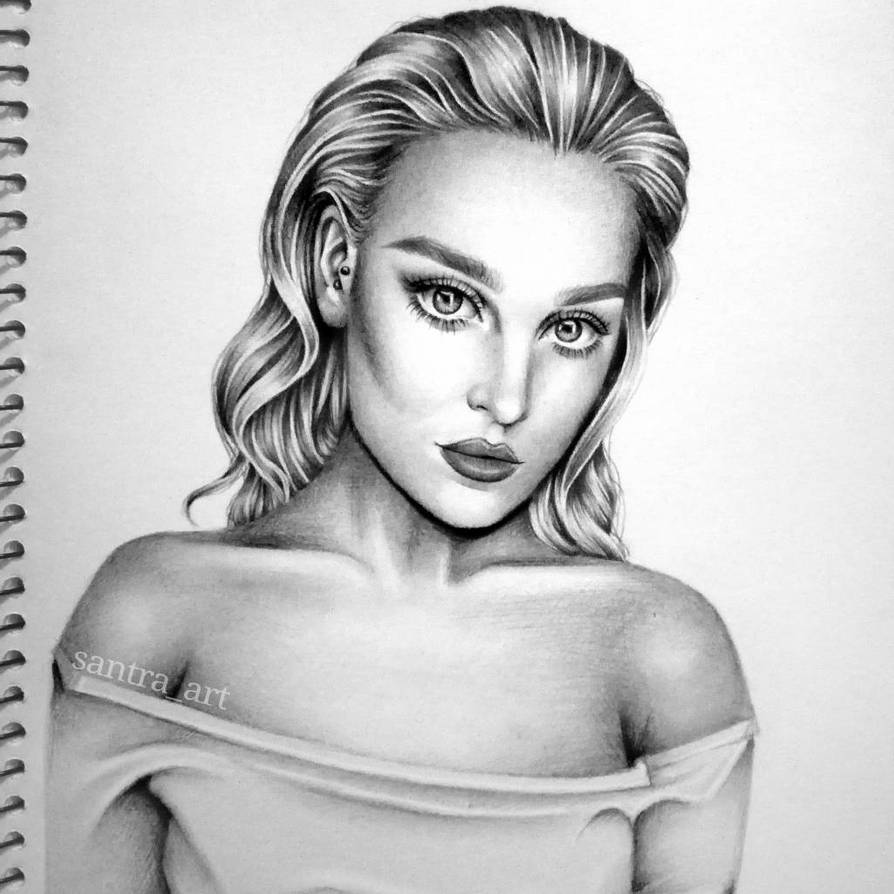 Perrie Edwards Drawing High-Quality