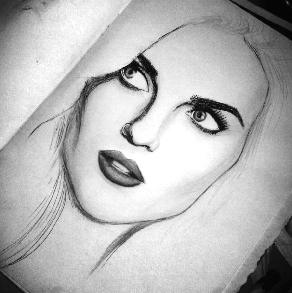 Perrie Edwards Drawing