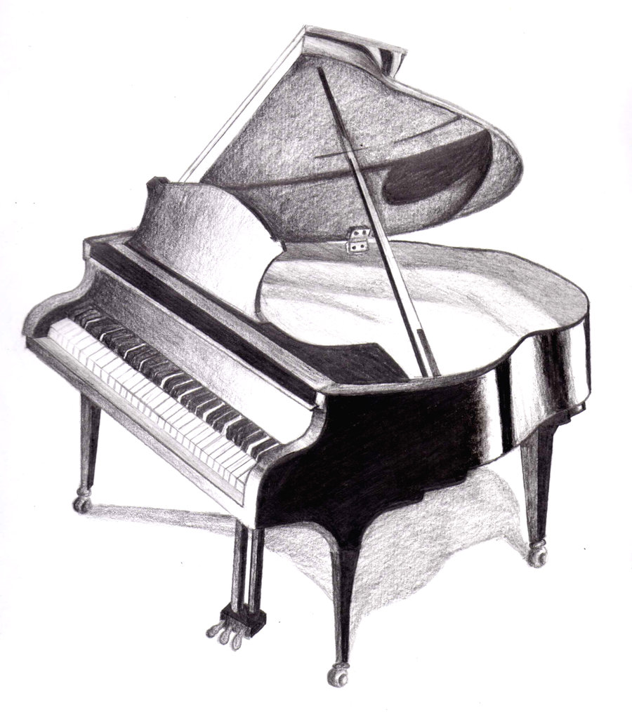 Piano Drawing Pic