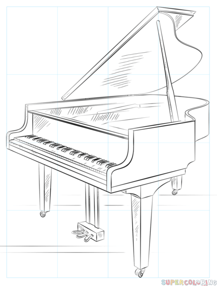 Piano Drawing Picture