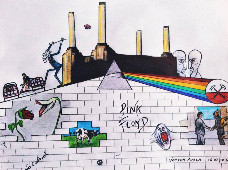 Pink Floyd Art Drawing