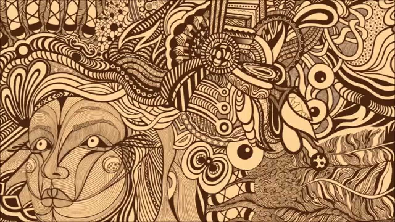 Psychedelic Art Drawing