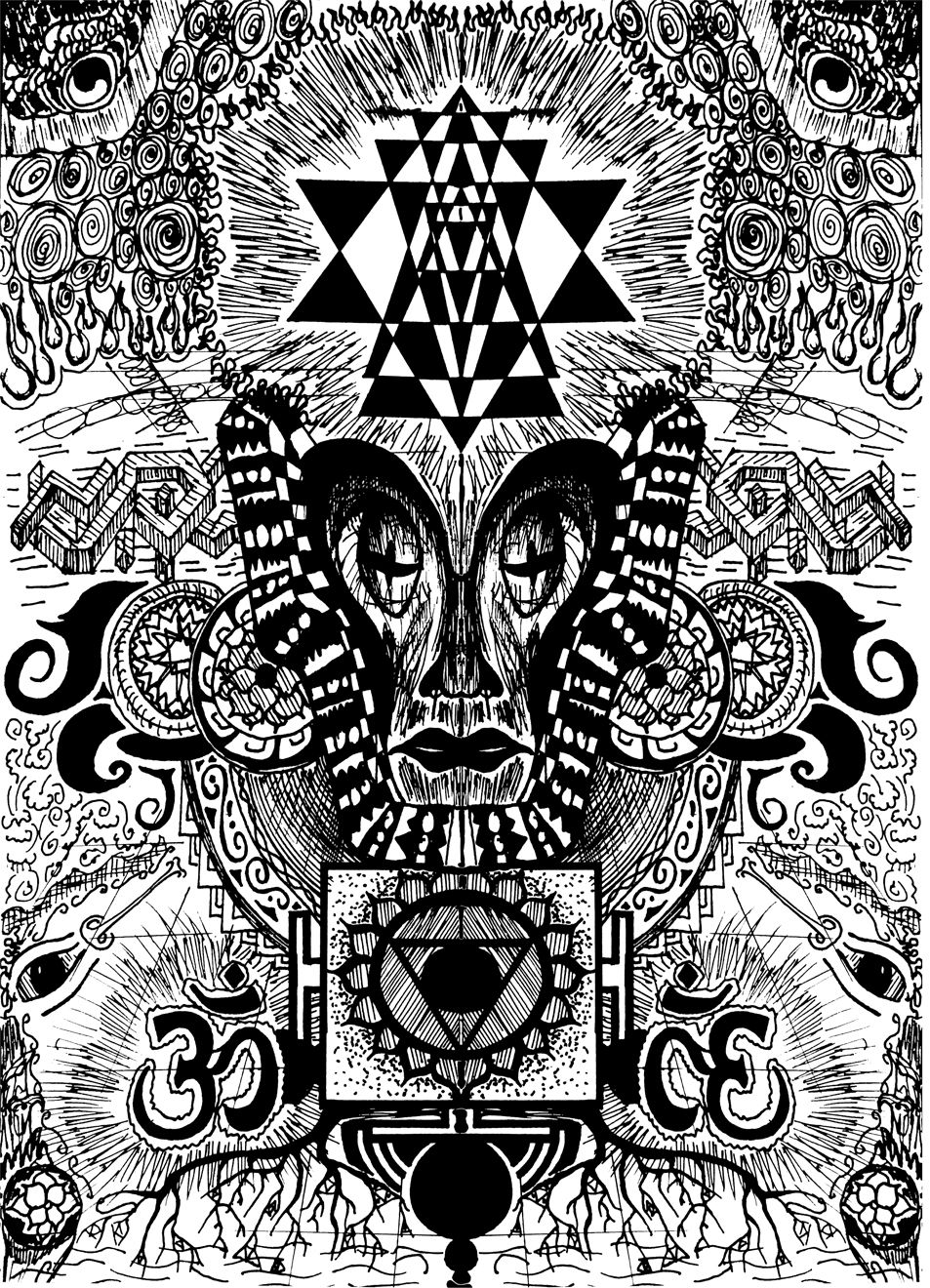 Psychedelic Drawing Beautiful Image