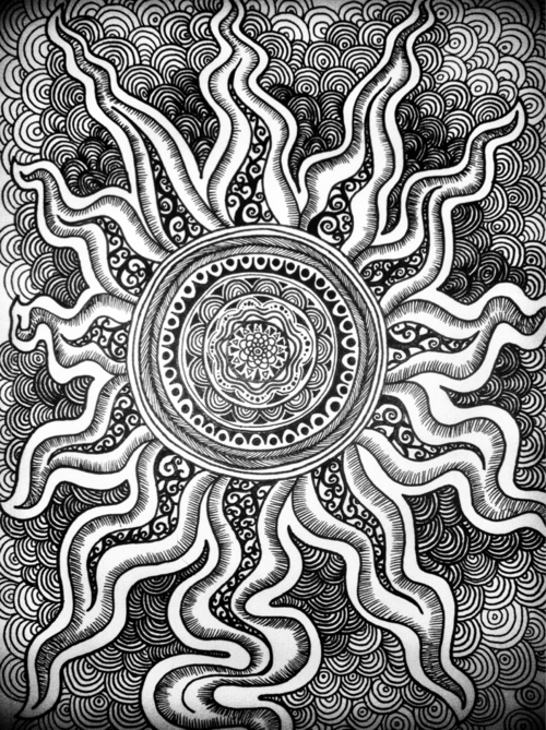 Psychedelic Drawing Creative Art