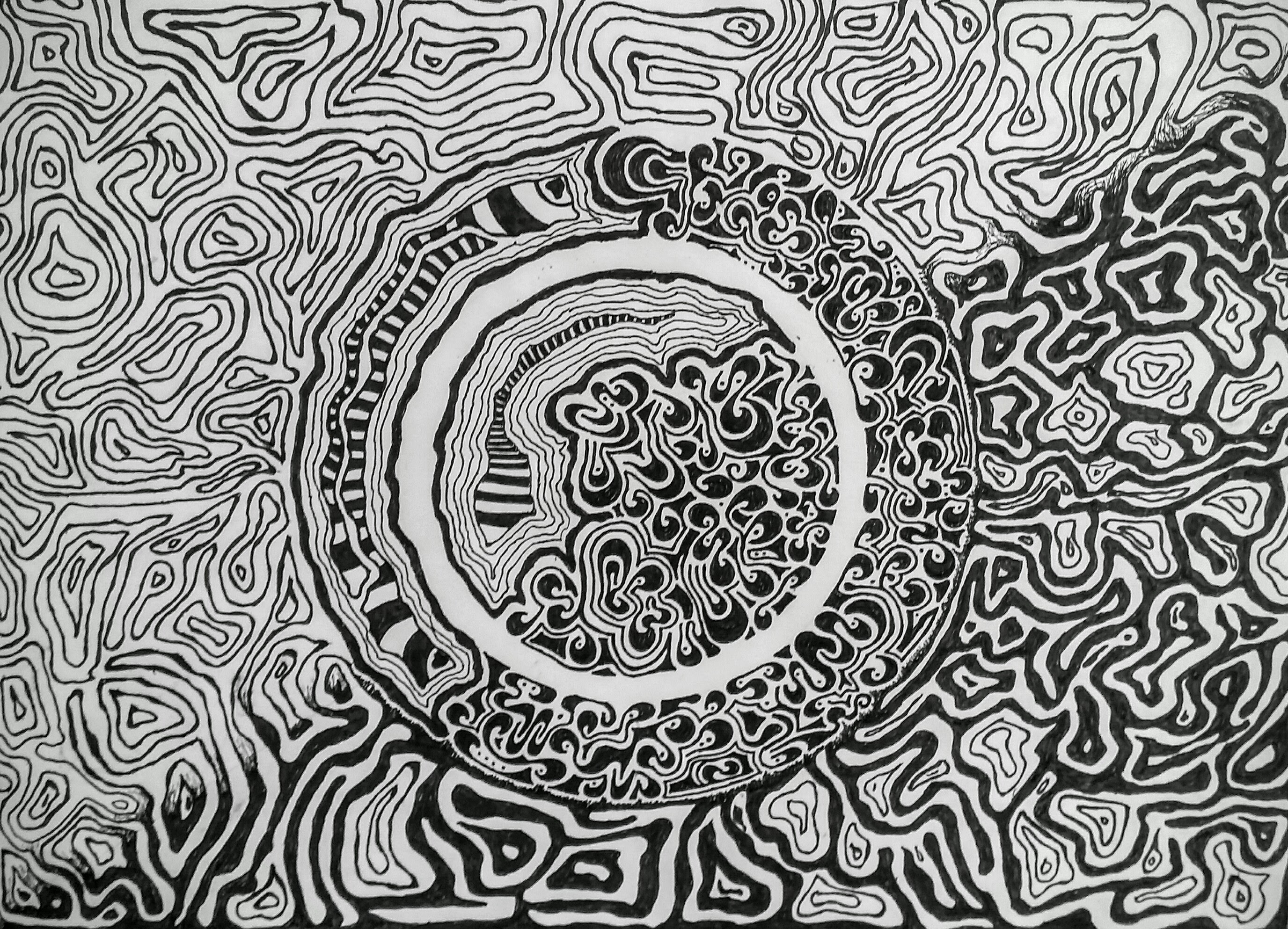 Psychedelic Drawing Image