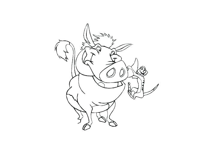 Pumbaa Drawing Pic