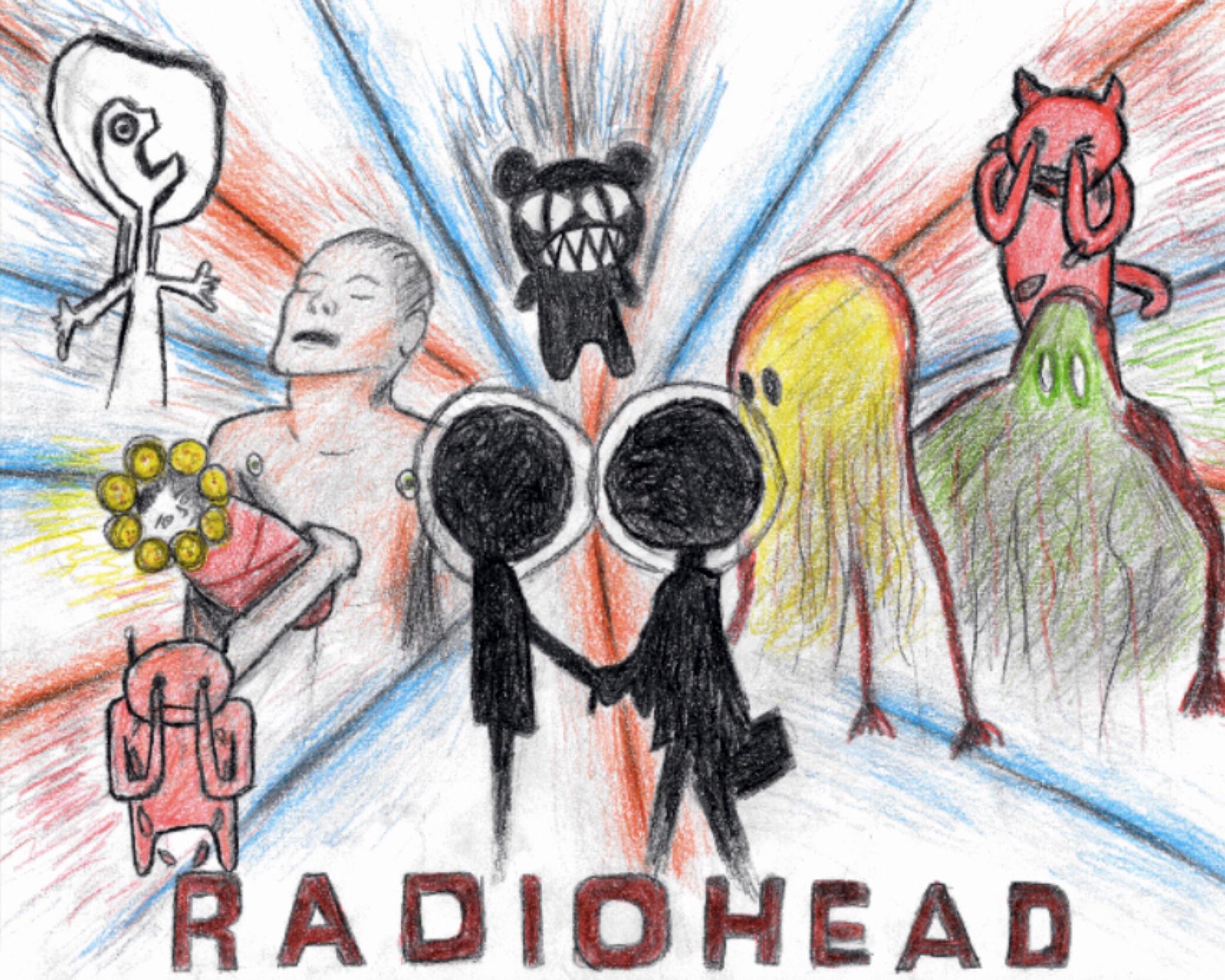 Radiohead Drawing Realistic