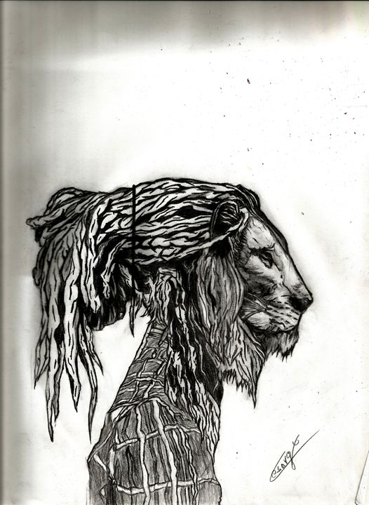 Rasta Lion Drawing Pics
