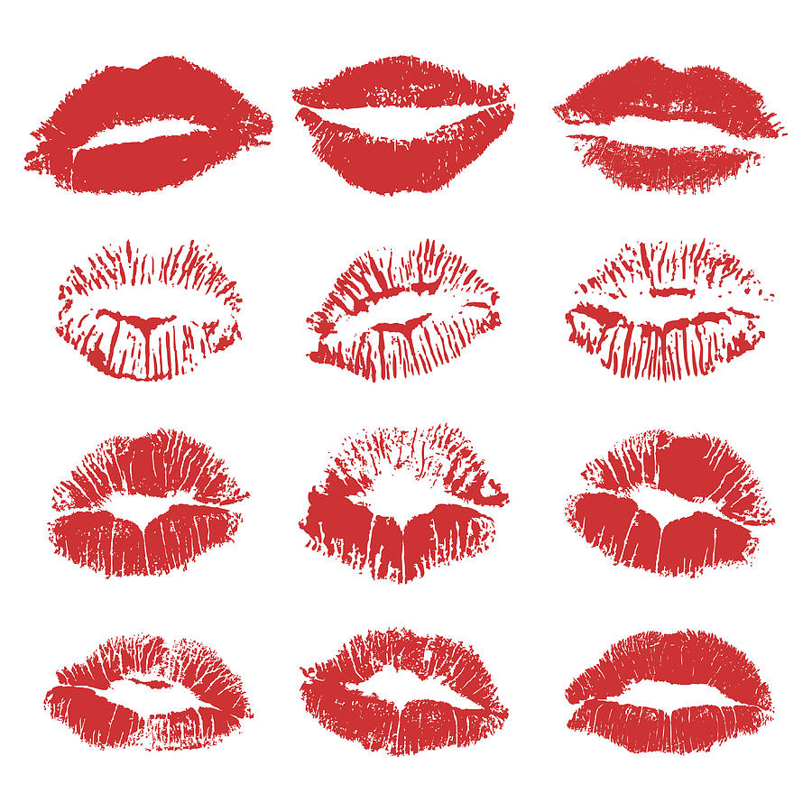 Red Lips Drawing Best