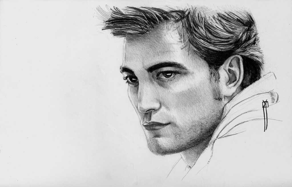 How To Draw Robert Pattinson Easy Tutorial 8 Steps  Toons Mag