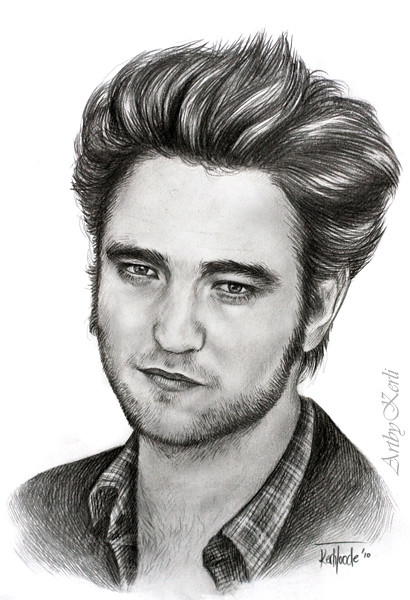 Robert Pattinson Drawing Photo